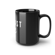 Load image into Gallery viewer, Breakfast Wine...Black Mug, 15oz