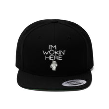 Load image into Gallery viewer, I'm Wokin' Here Unisex Twill Hat