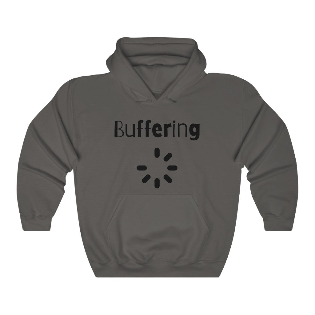 Buffering  Unisex Heavy Blend™ Hooded Sweatshirt